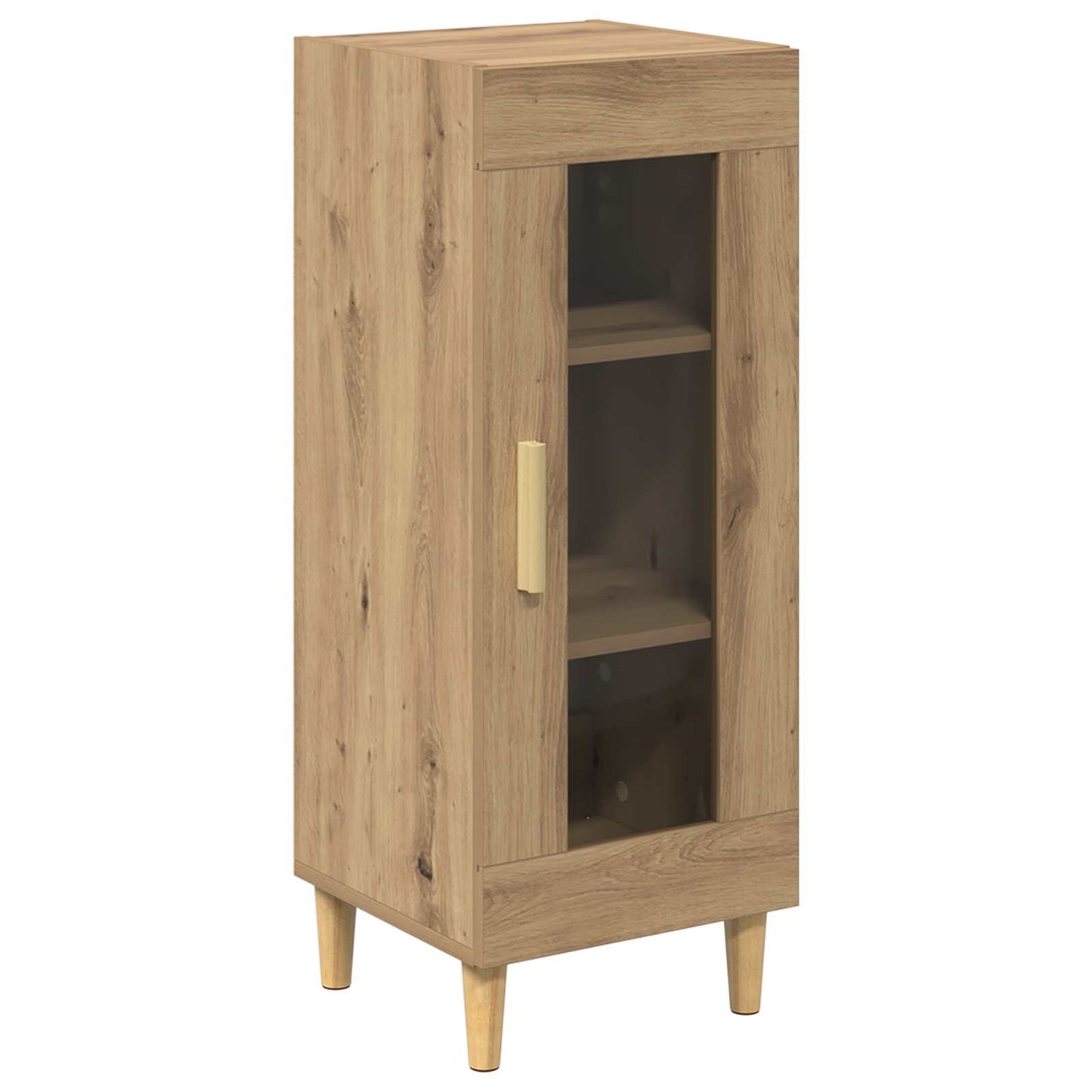 Sideboard Artisan Egetræ 34,5 x 32,5 x 90 cm Konstrueret træ