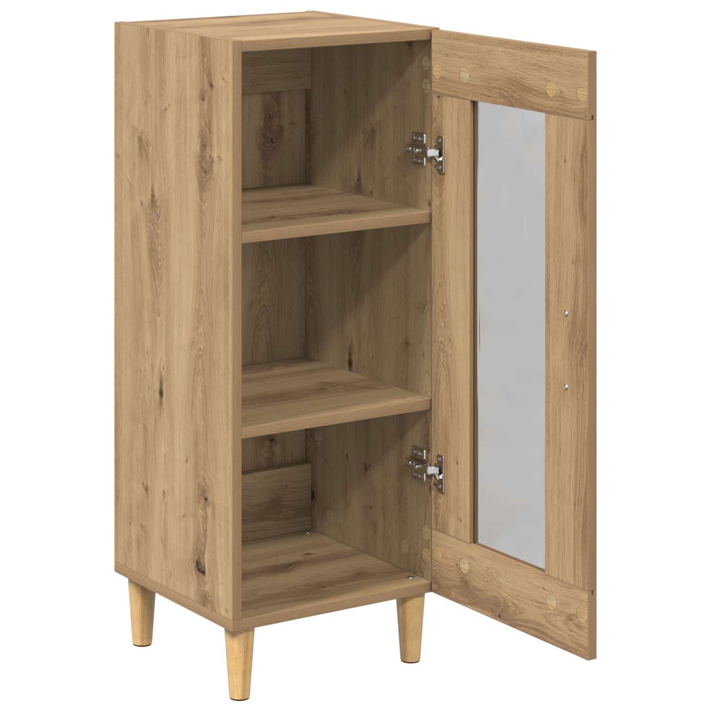 Sideboard Artisan Egetræ 34,5 x 32,5 x 90 cm Konstrueret træ