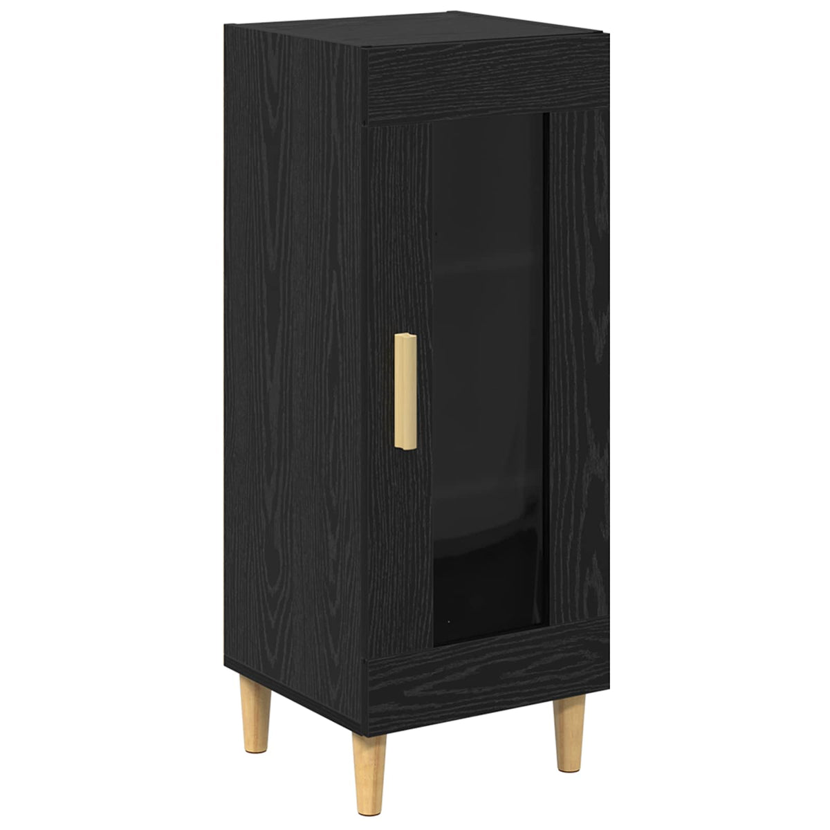 Sideboard Sort eg 34,5 x 32,5 x 90 cm Konstrueret træ