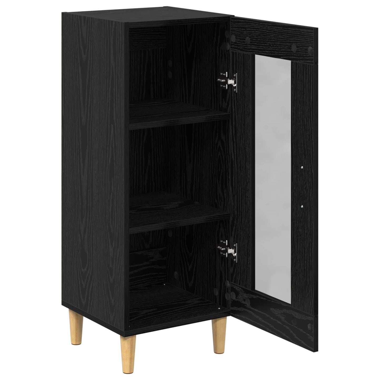 Sideboard Sort eg 34,5 x 32,5 x 90 cm Konstrueret træ