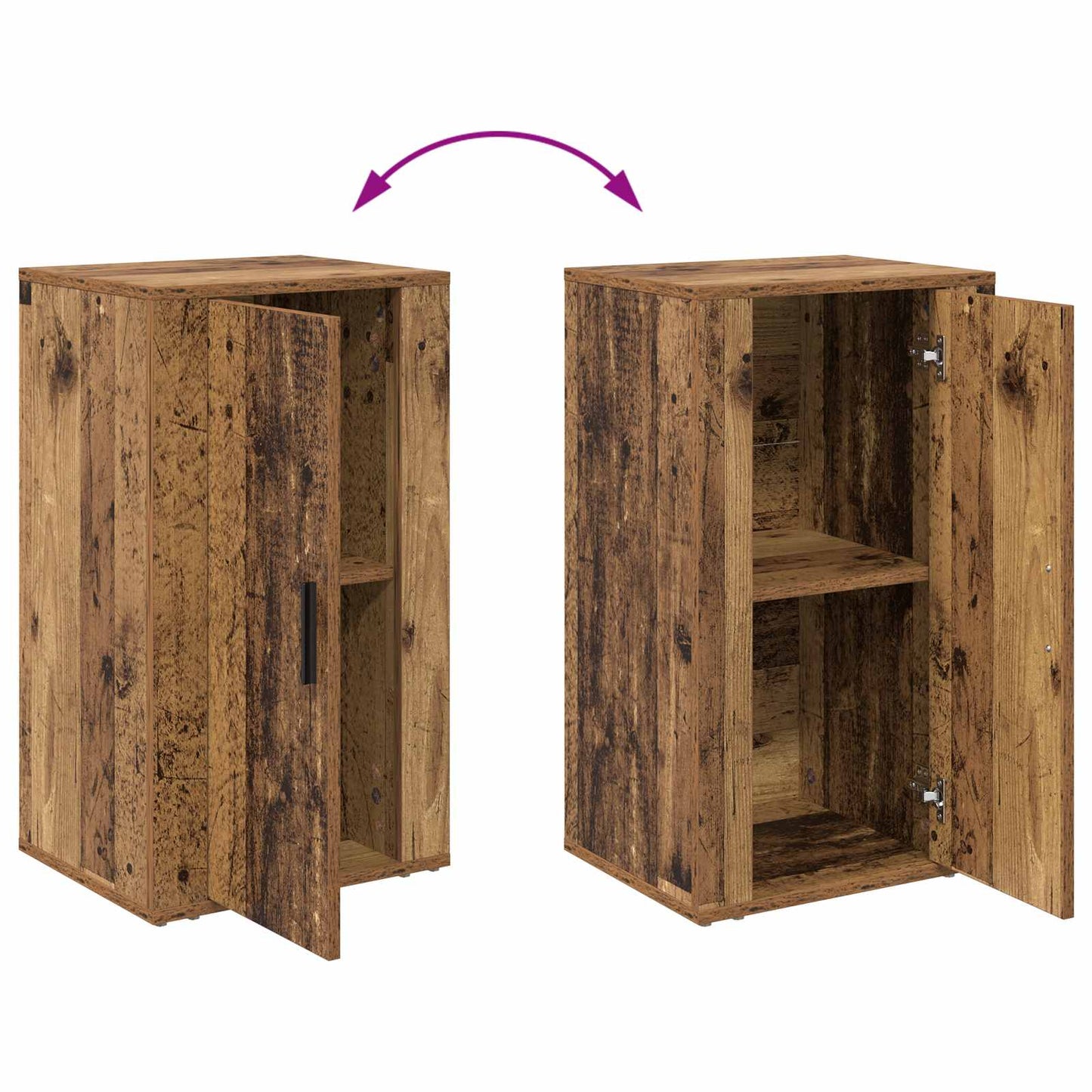 Sideboard Gammelt træ 40 x 33 x 70 cm Konstrueret træ