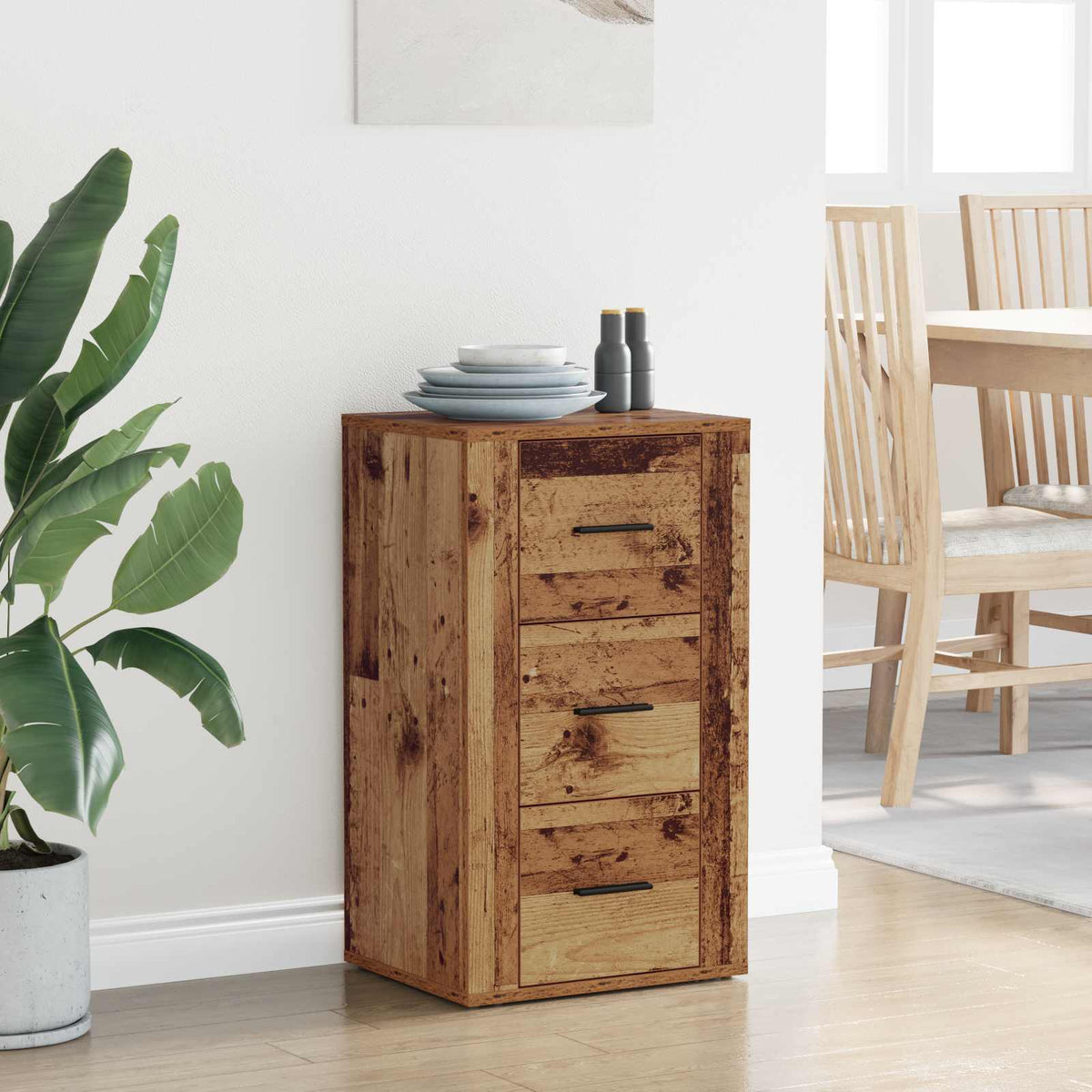 Sideboard Gammelt træ 40 x 33 x 70 cm Konstrueret træ