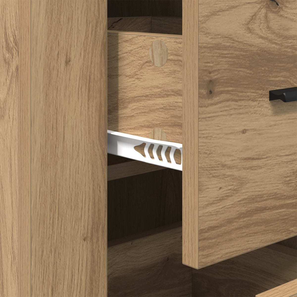 Sideboard Artisan Egetræ 40 x 33 x 70 cm Konstrueret træ