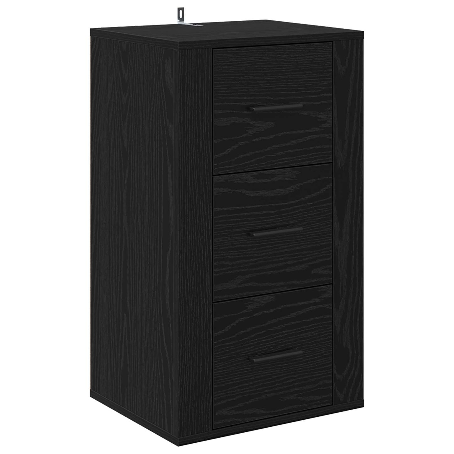 Sideboard Sort eg 40 x 33 x 70 cm Konstrueret træ