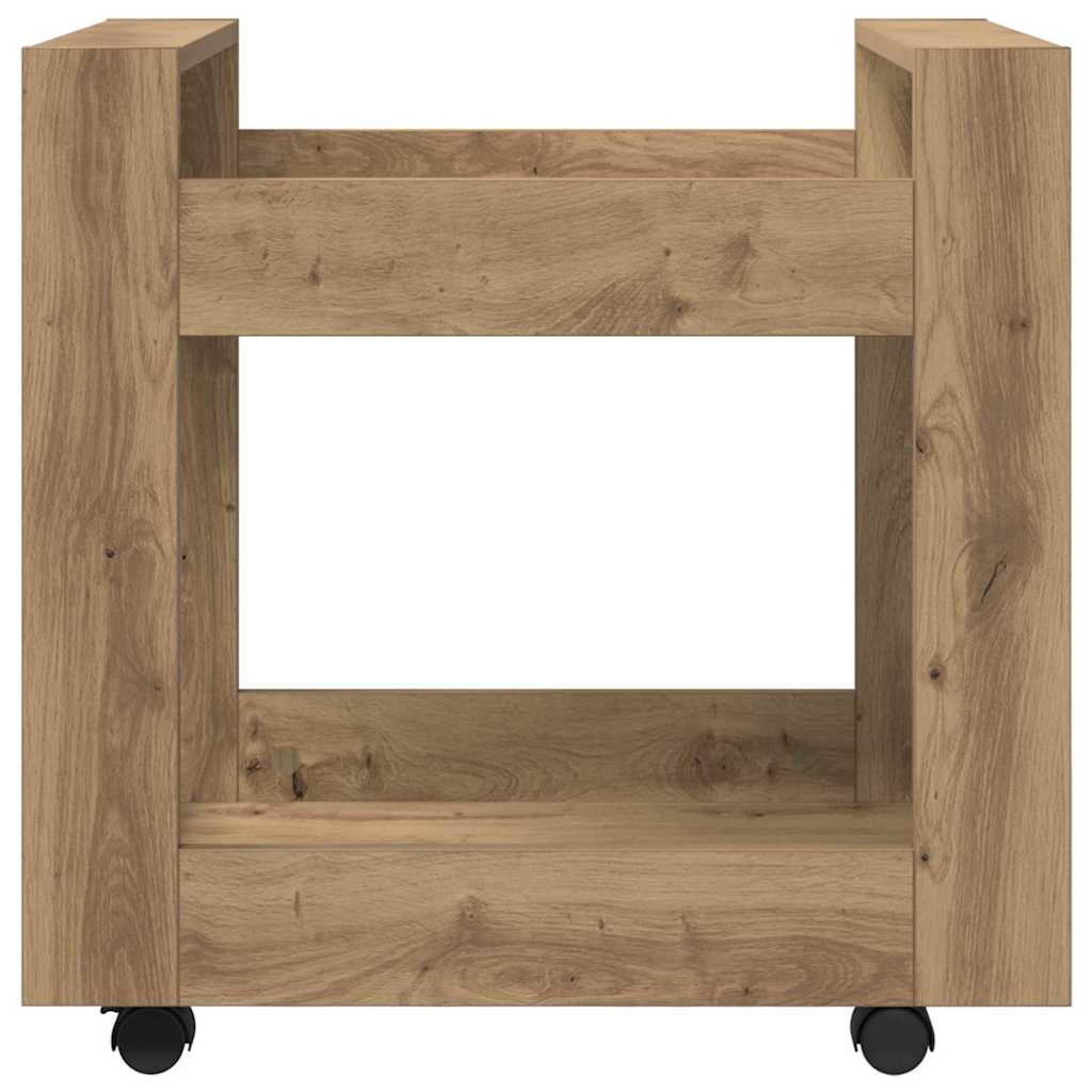 Kontortrolley Artisan Egetræ 60 x 45 x 60 cm Konstrueret træ