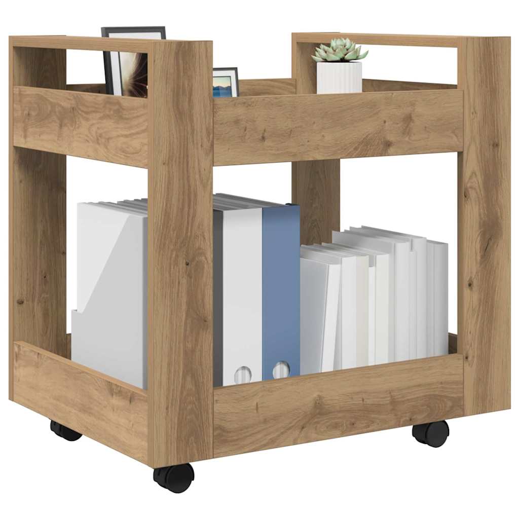 Kontortrolley Artisan Egetræ 60 x 45 x 60 cm Konstrueret træ