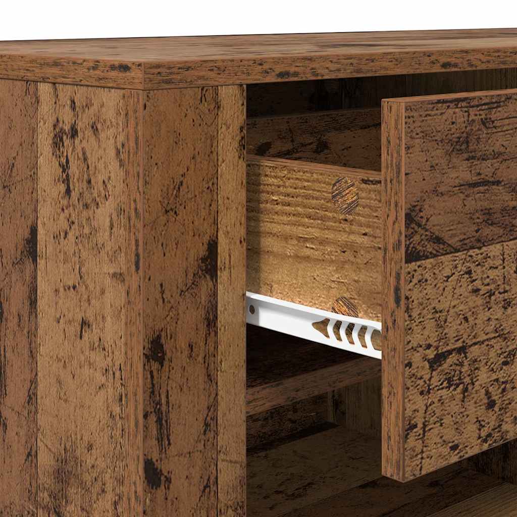 TV-skab 100 x 35 x 40 cm Gammelt træ Konstrueret træ