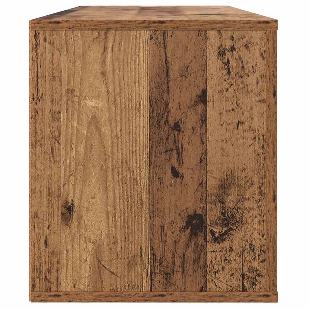 TV-skab 100 x 35 x 40 cm Gammelt træ Konstrueret træ