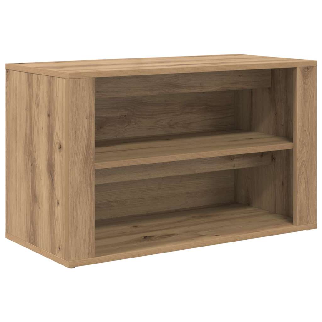 Skostativ 75 x 35 x 45 cm Konstrueret træ artisan eg