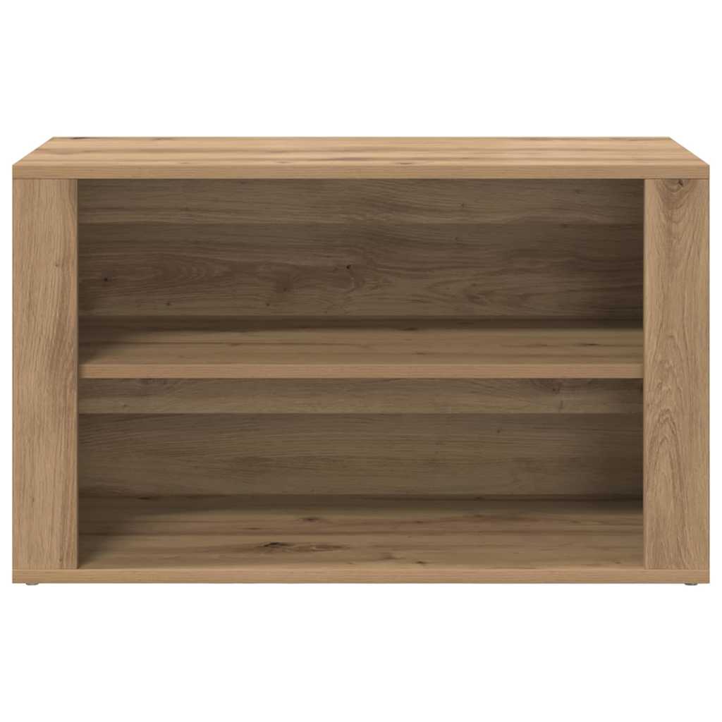 Skostativ 75 x 35 x 45 cm Konstrueret træ artisan eg