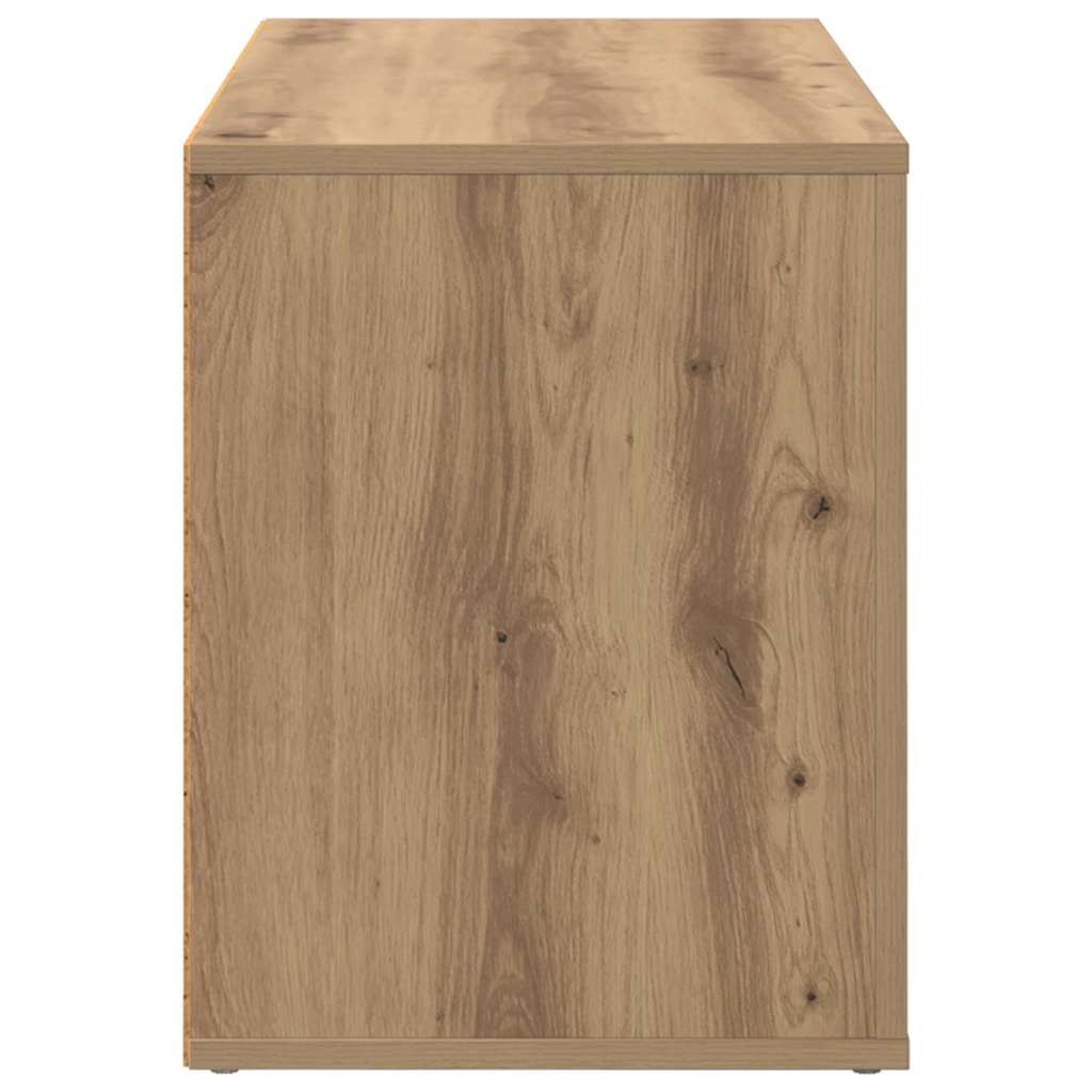 Skostativ 75 x 35 x 45 cm Konstrueret træ artisan eg
