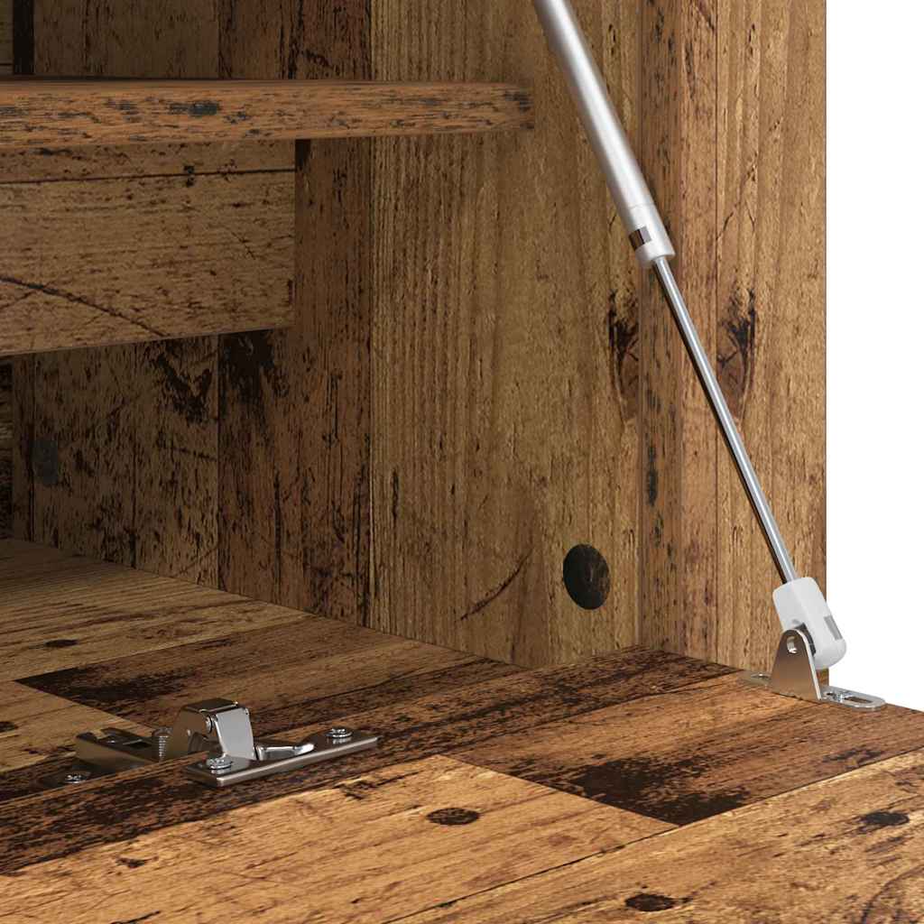 Sko skab 100 x 35 x 38 cm Konstrueret træ Gammelt træ