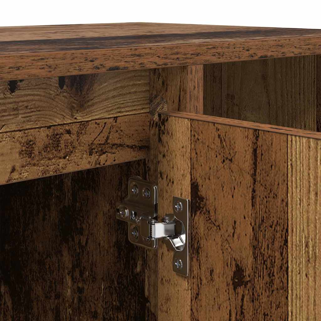 TV-skab 100 x 35 x 55 cm Gammelt træ Konstrueret træ