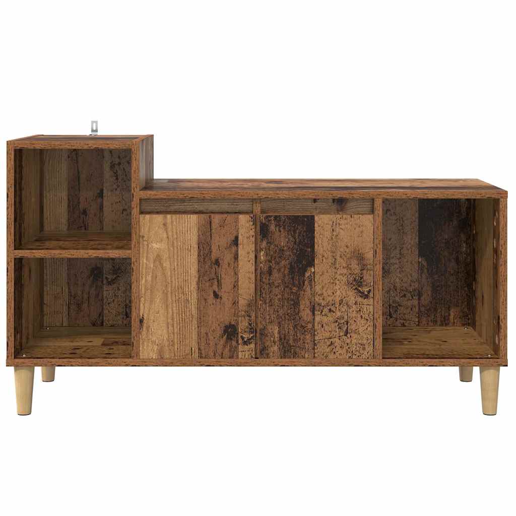 TV-skab 100 x 35 x 55 cm Gammelt træ Konstrueret træ