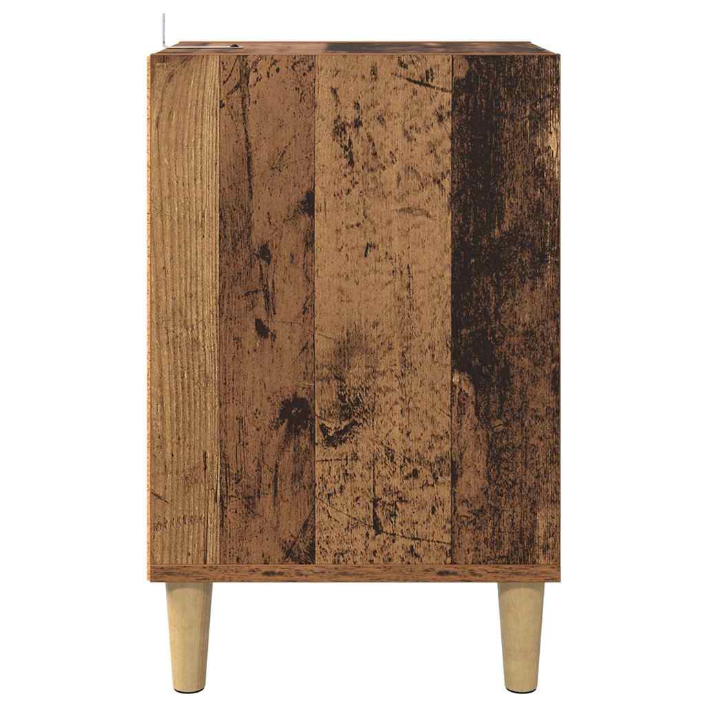 TV-skab 100 x 35 x 55 cm Gammelt træ Konstrueret træ