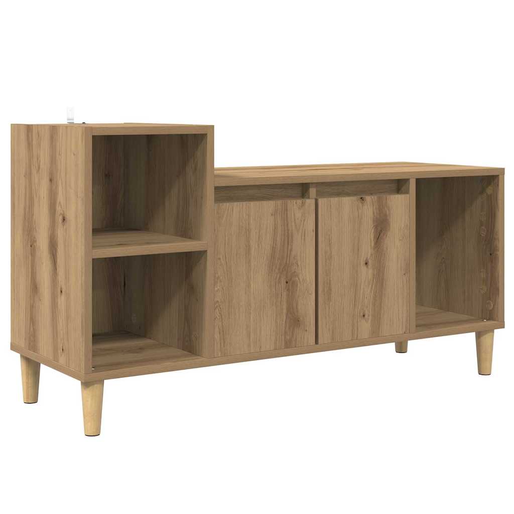 TV-skab 100 x 35 x 55 cm Artisan Egetræ Konstrueret træ