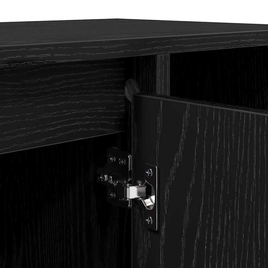 TV-skab 100 x 35 x 55 cm Sort eg Konstrueret træ