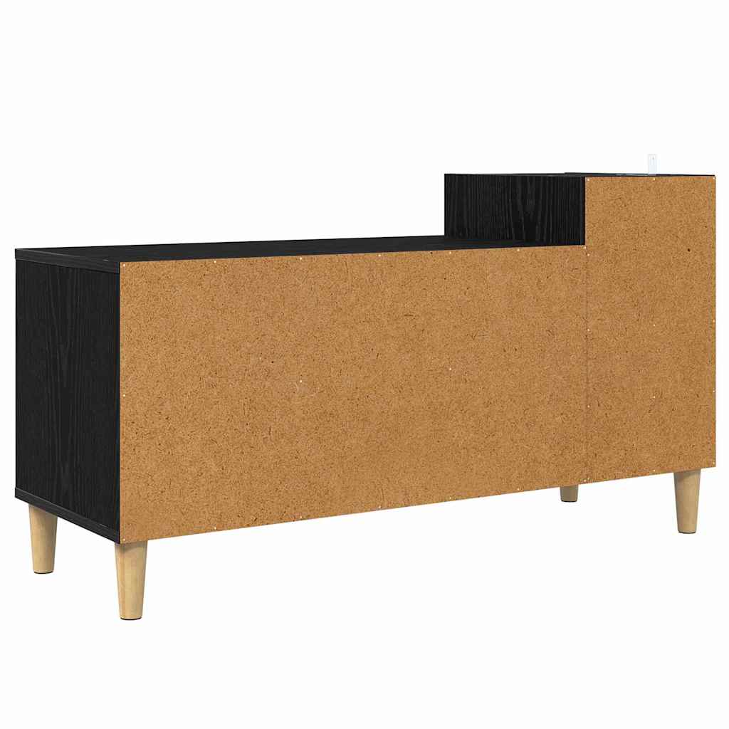 TV-skab 100 x 35 x 55 cm Sort eg Konstrueret træ