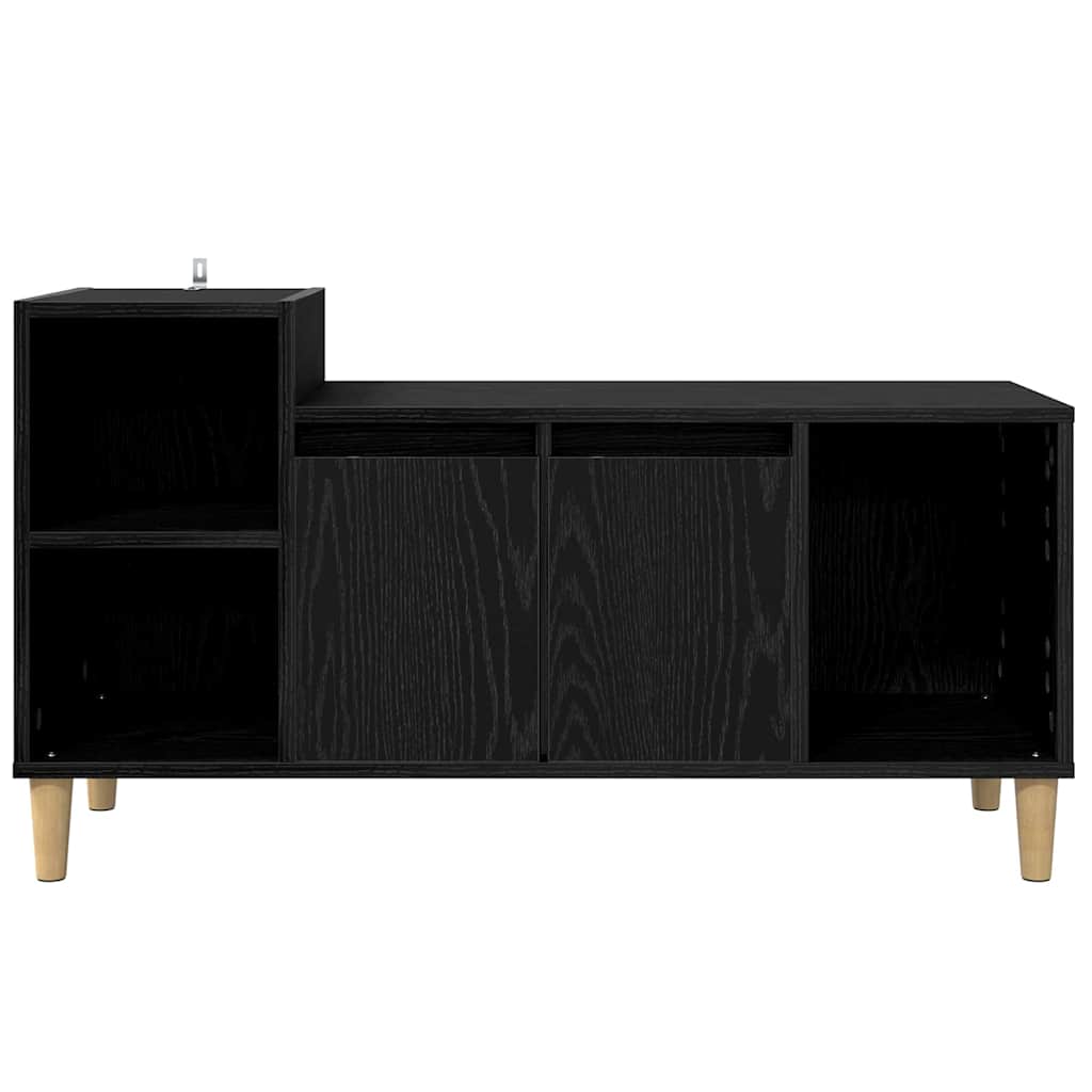 TV-skab 100 x 35 x 55 cm Sort eg Konstrueret træ
