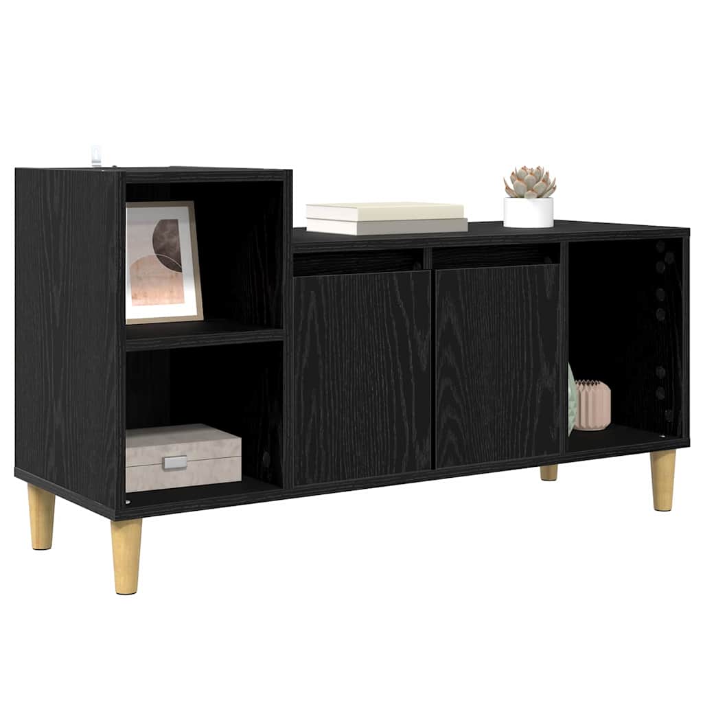 TV-skab 100 x 35 x 55 cm Sort eg Konstrueret træ