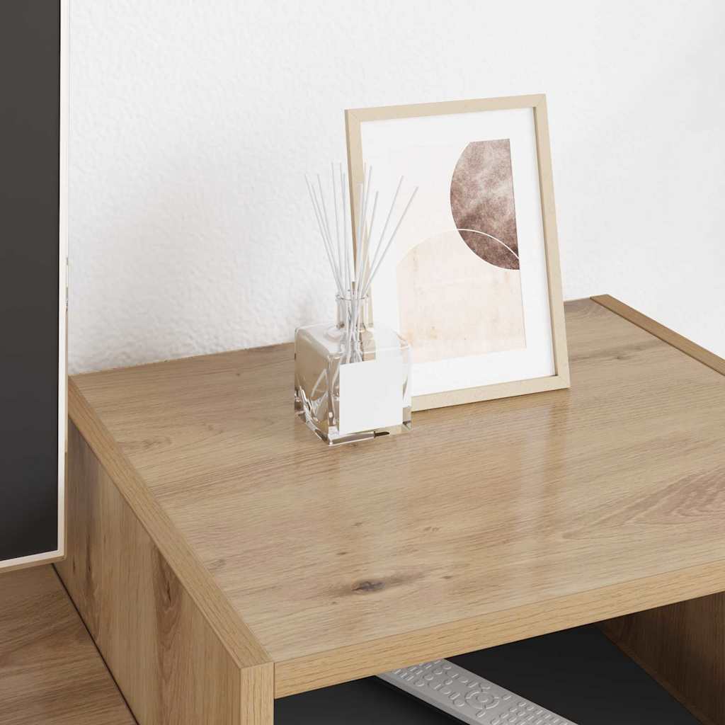TV-skab 160 x 35 x 55 cm Artisan Egetræ Konstrueret træ