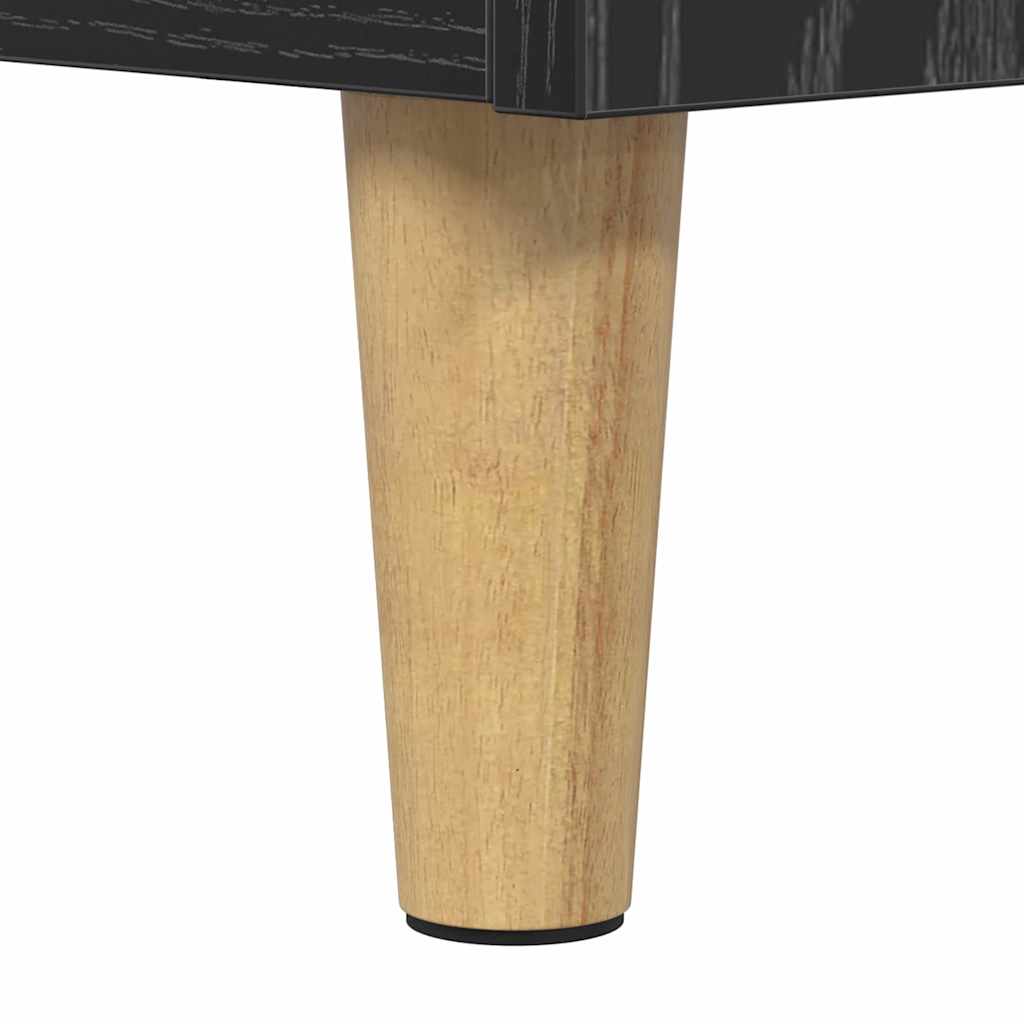 TV-skab 160 x 35 x 55 cm Sort eg Konstrueret træ