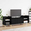 TV-skab 160 x 35 x 55 cm Sort eg Konstrueret træ
