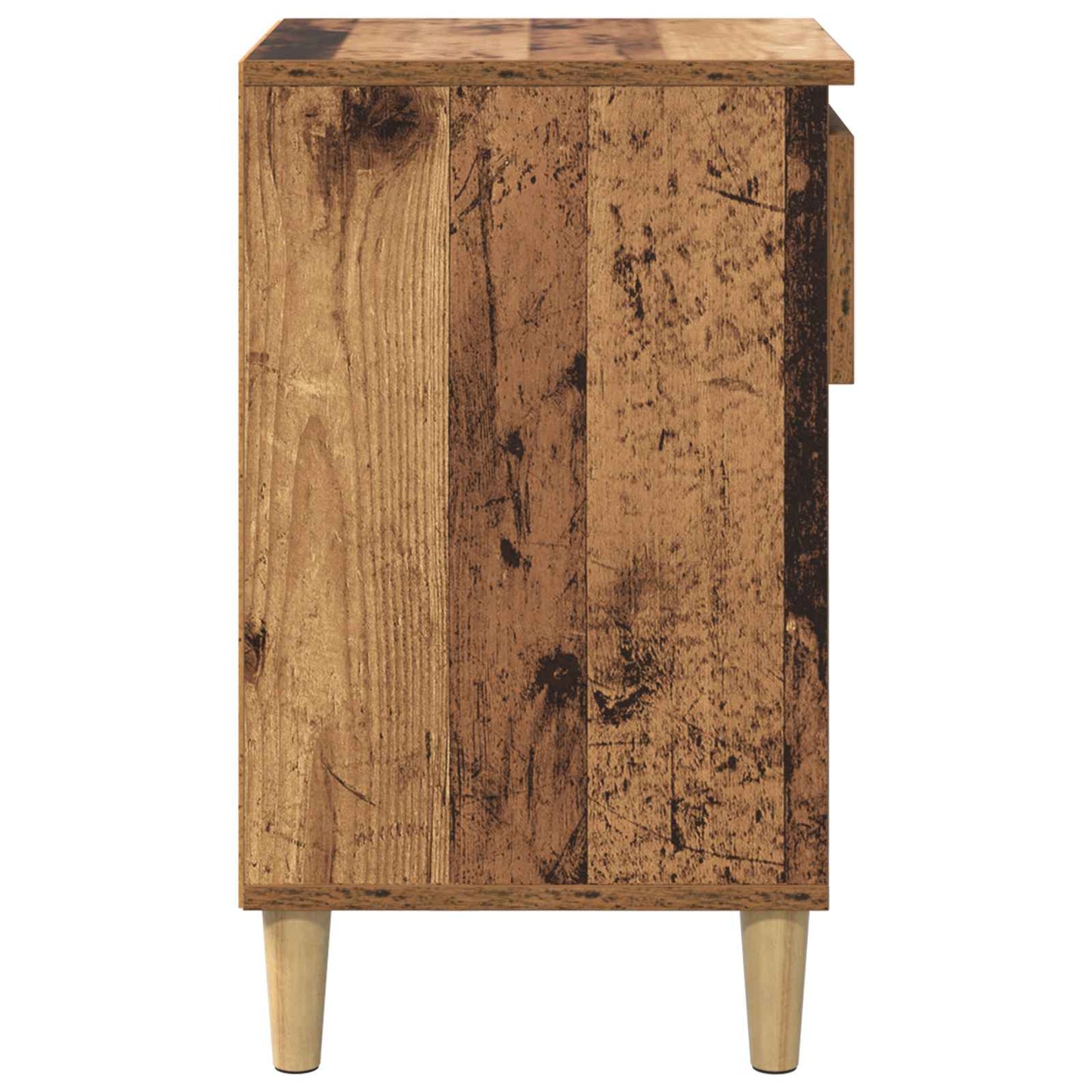 Sko skab 102 x 36 x 60 cm Konstrueret træ Gammelt træ