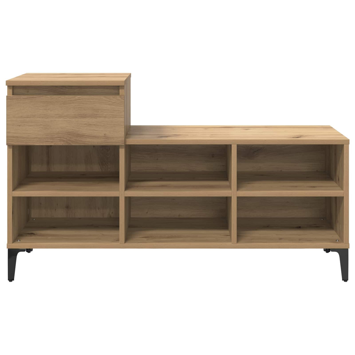 Sko skab 102 x 36 x 60 cm Konstrueret træ Artisan-eg