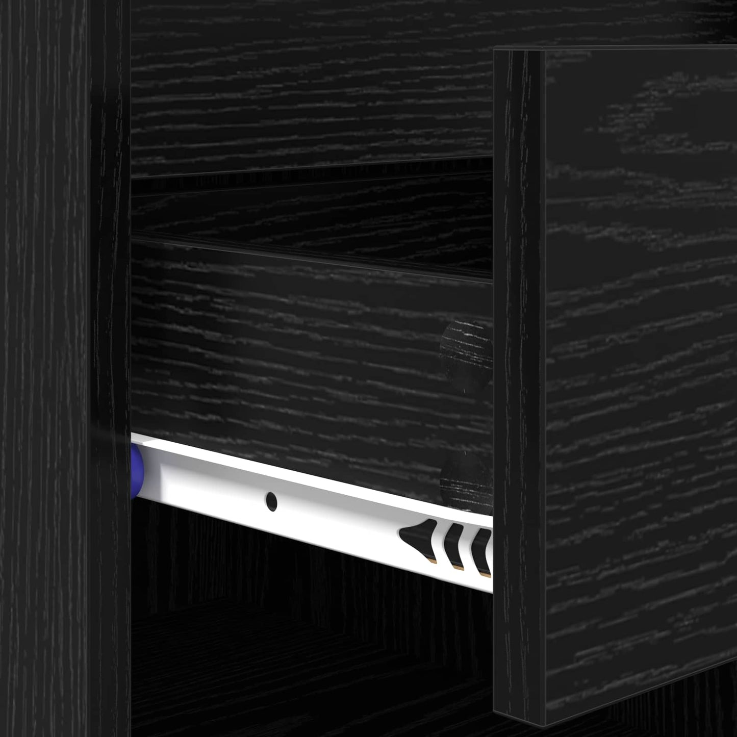 Sko skab 102 x 36 x 60 cm Konstrueret træ Sort eg