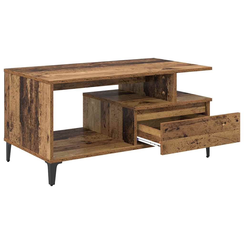Sofabord Gammelt træ 90 x 49 x 45 cm Konstrueret træ