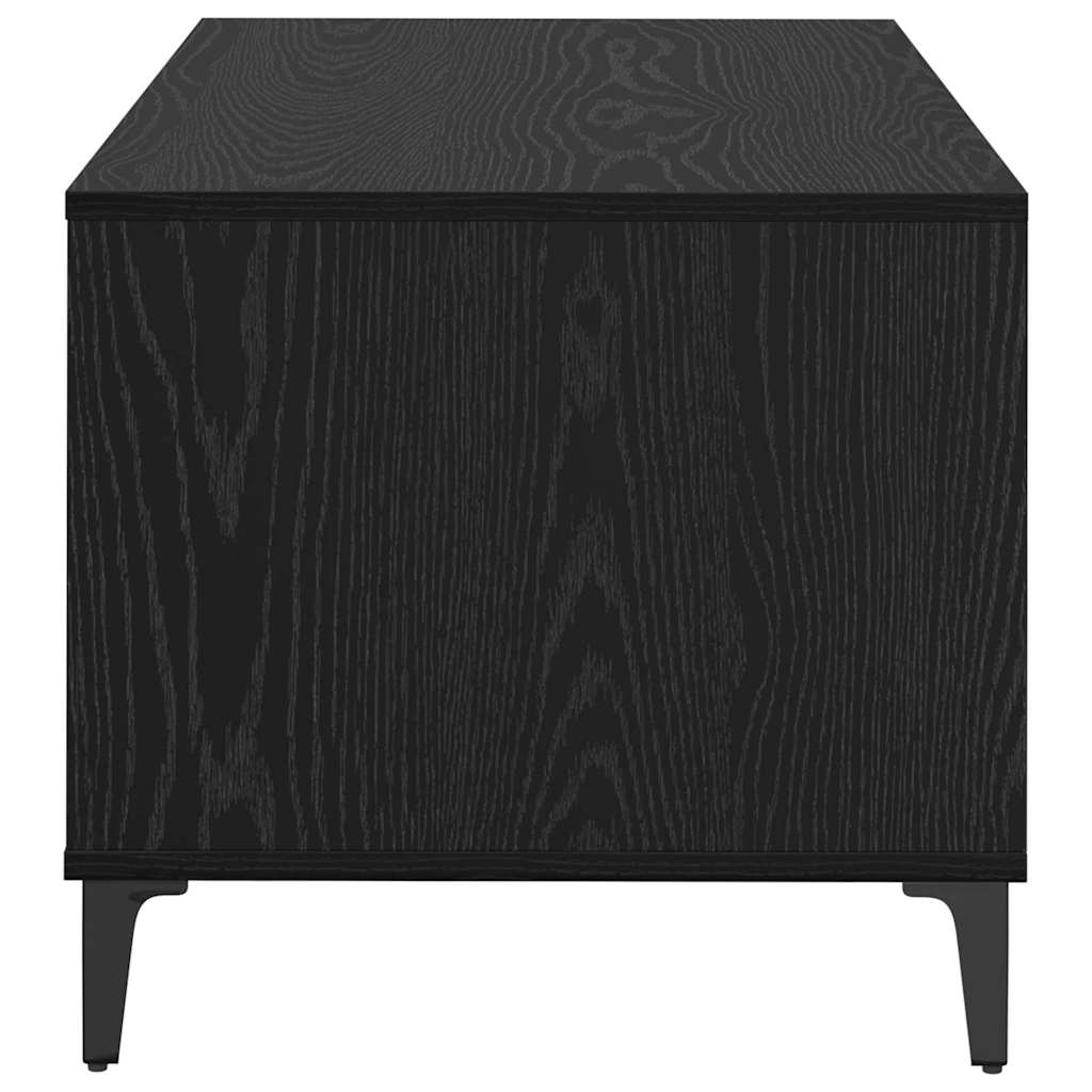 Sofabord Sort eg 90 x 49 x 45 cm Konstrueret træ