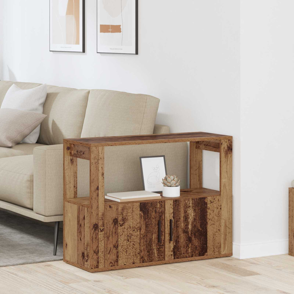 Sideboard Gammelt træ 80 x 30 x 60 cm Konstrueret træ