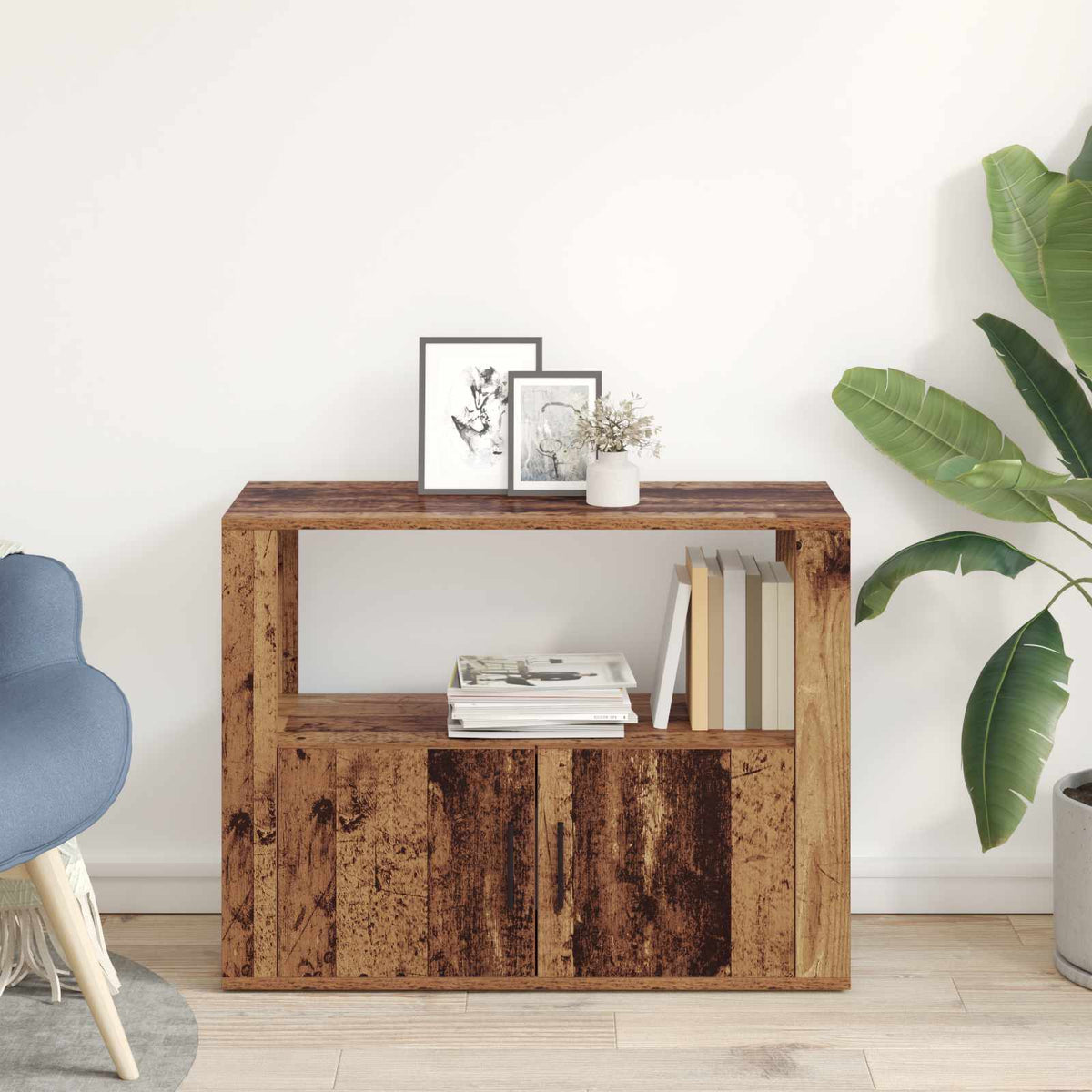 Sideboard Gammelt træ 80 x 30 x 60 cm Konstrueret træ