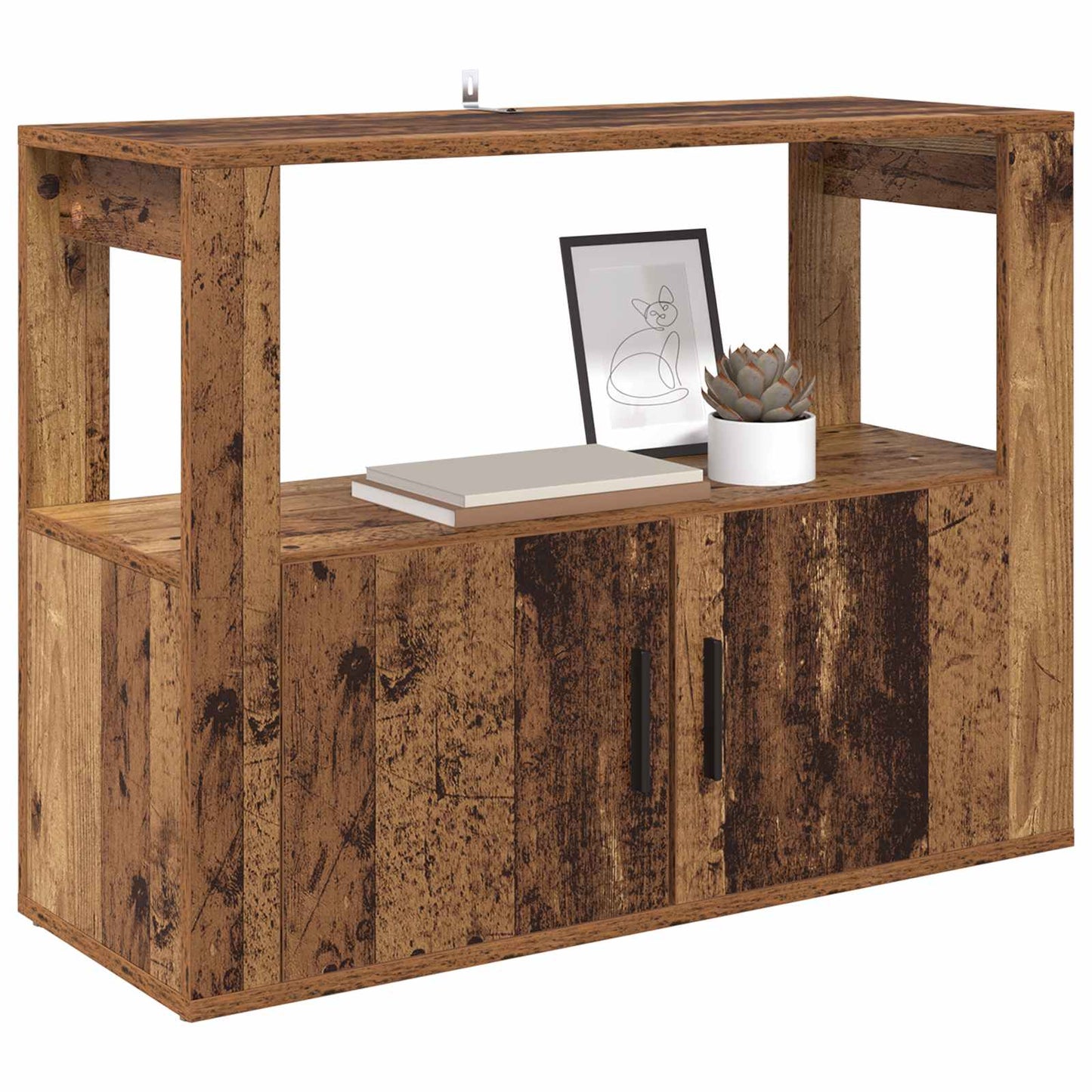 Sideboard Gammelt træ 80 x 30 x 60 cm Konstrueret træ