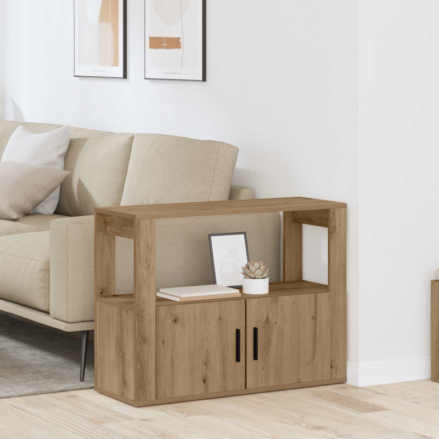 Sideboard artisan eg 80 x 30 x 60 cm Konstrueret træ