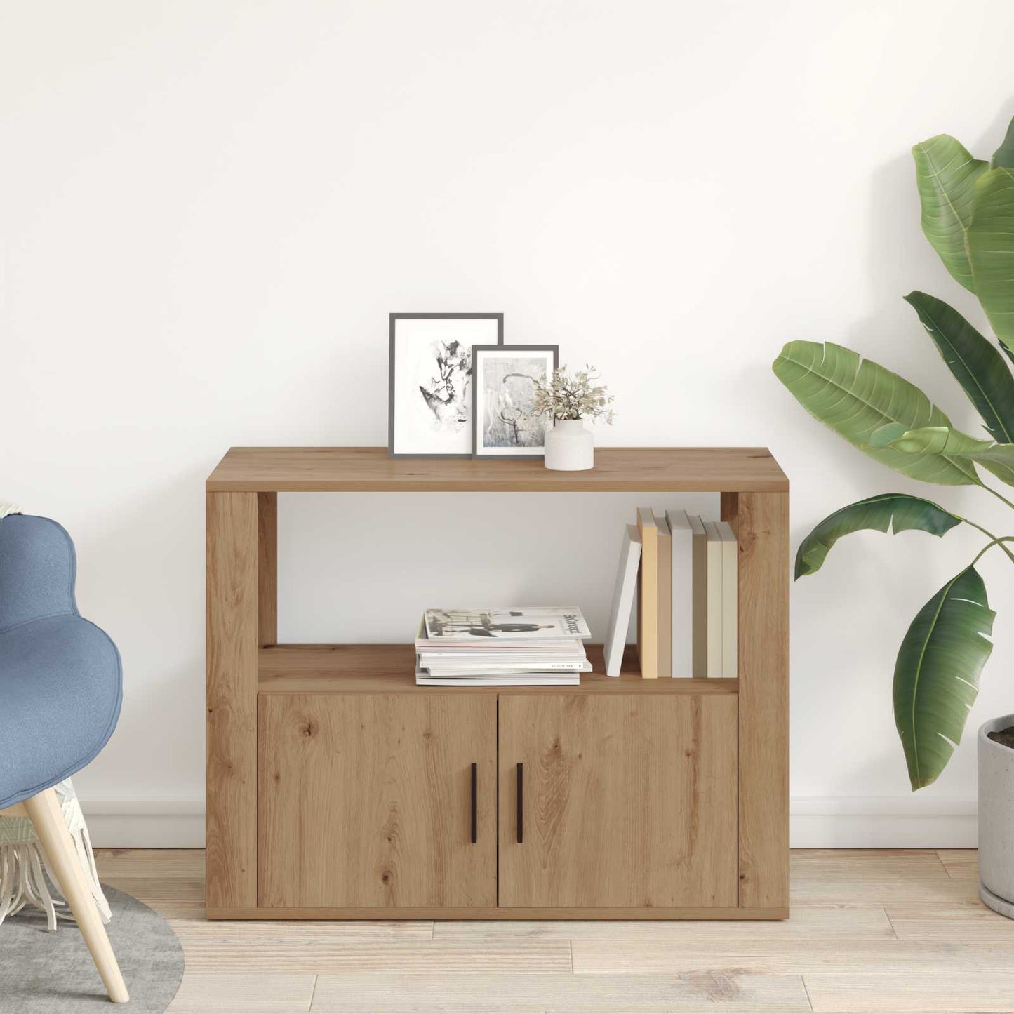 Sideboard artisan eg 80 x 30 x 60 cm Konstrueret træ