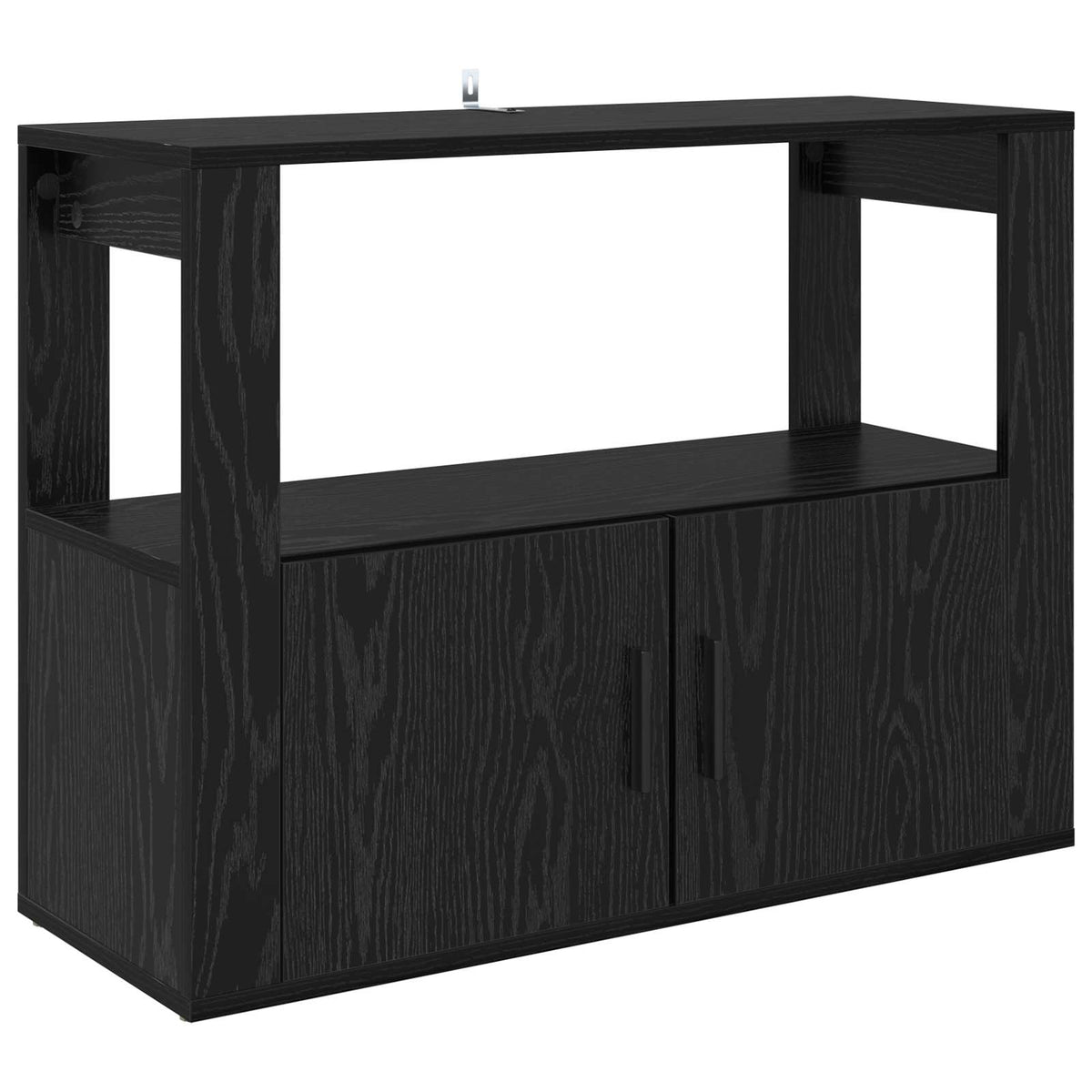 Sideboard Sort eg 80 x 30 x 60 cm Konstrueret træ