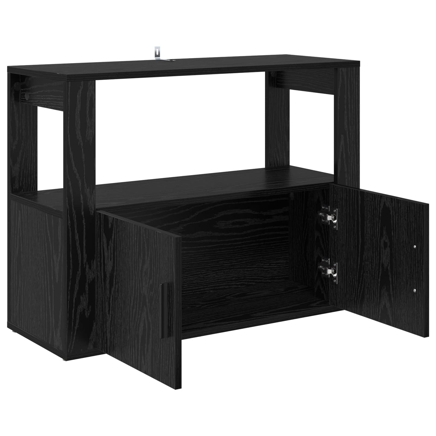 Sideboard Sort eg 80 x 30 x 60 cm Konstrueret træ