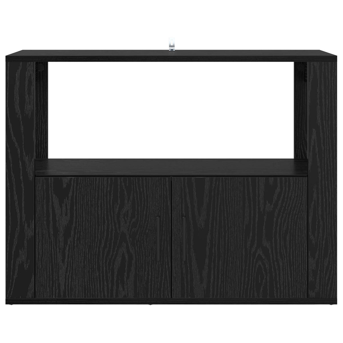 Sideboard Sort eg 80 x 30 x 60 cm Konstrueret træ