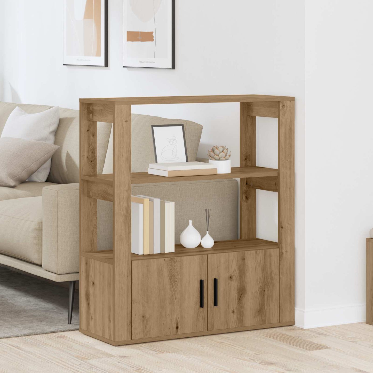 Sideboard artisan eg 30 x 80 x 90 cm Konstrueret træ