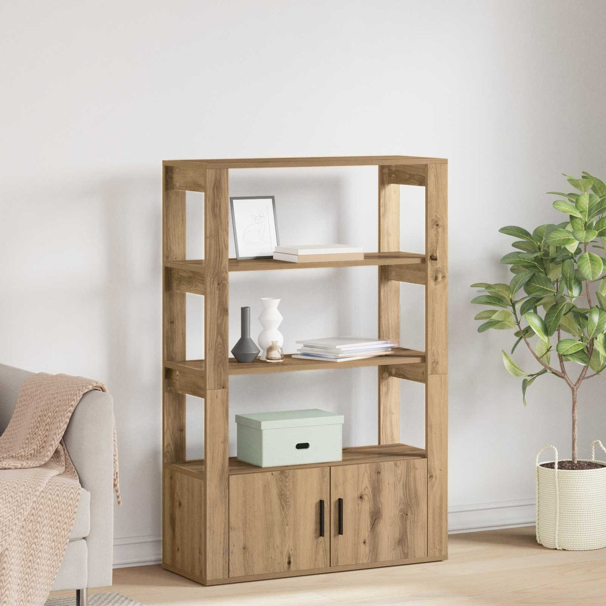 Sideboard artisan eg 30 x 80 x 119,5 cm Konstrueret træ