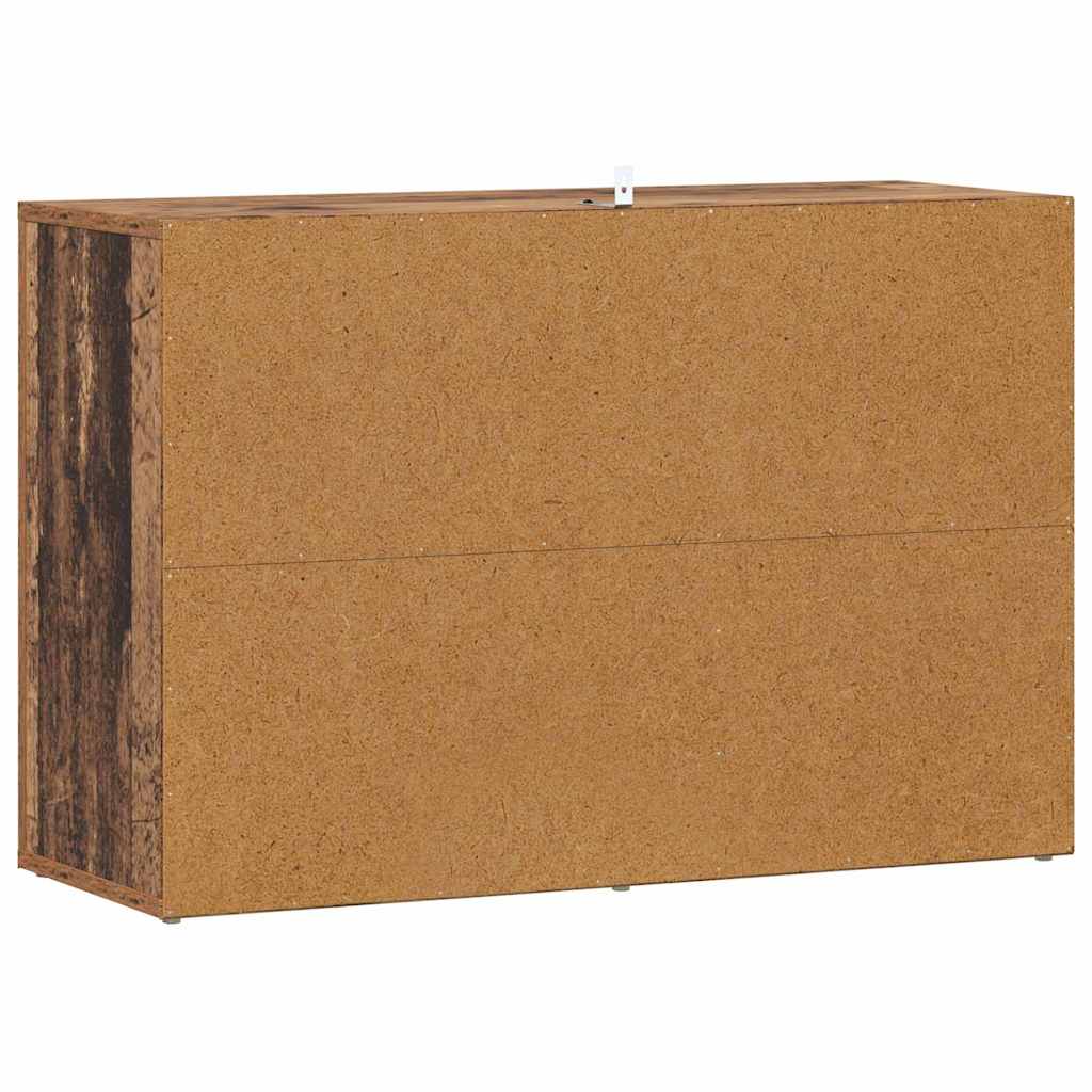 Sideboard Gammelt træ 80 x 30 x 53 cm Konstrueret træ