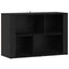 Sideboard Sort eg 80 x 30 x 53 cm Konstrueret træ