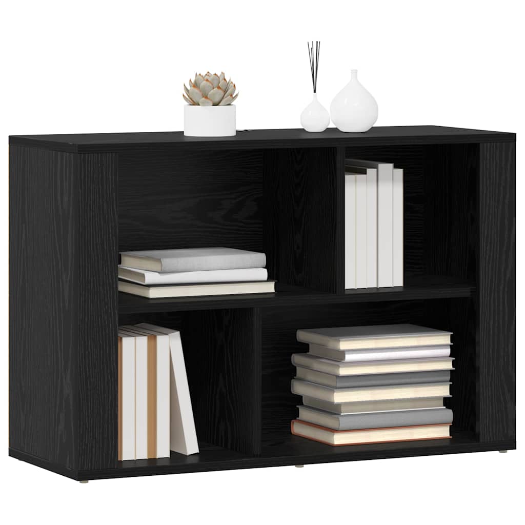 Sideboard Sort eg 80 x 30 x 53 cm Konstrueret træ