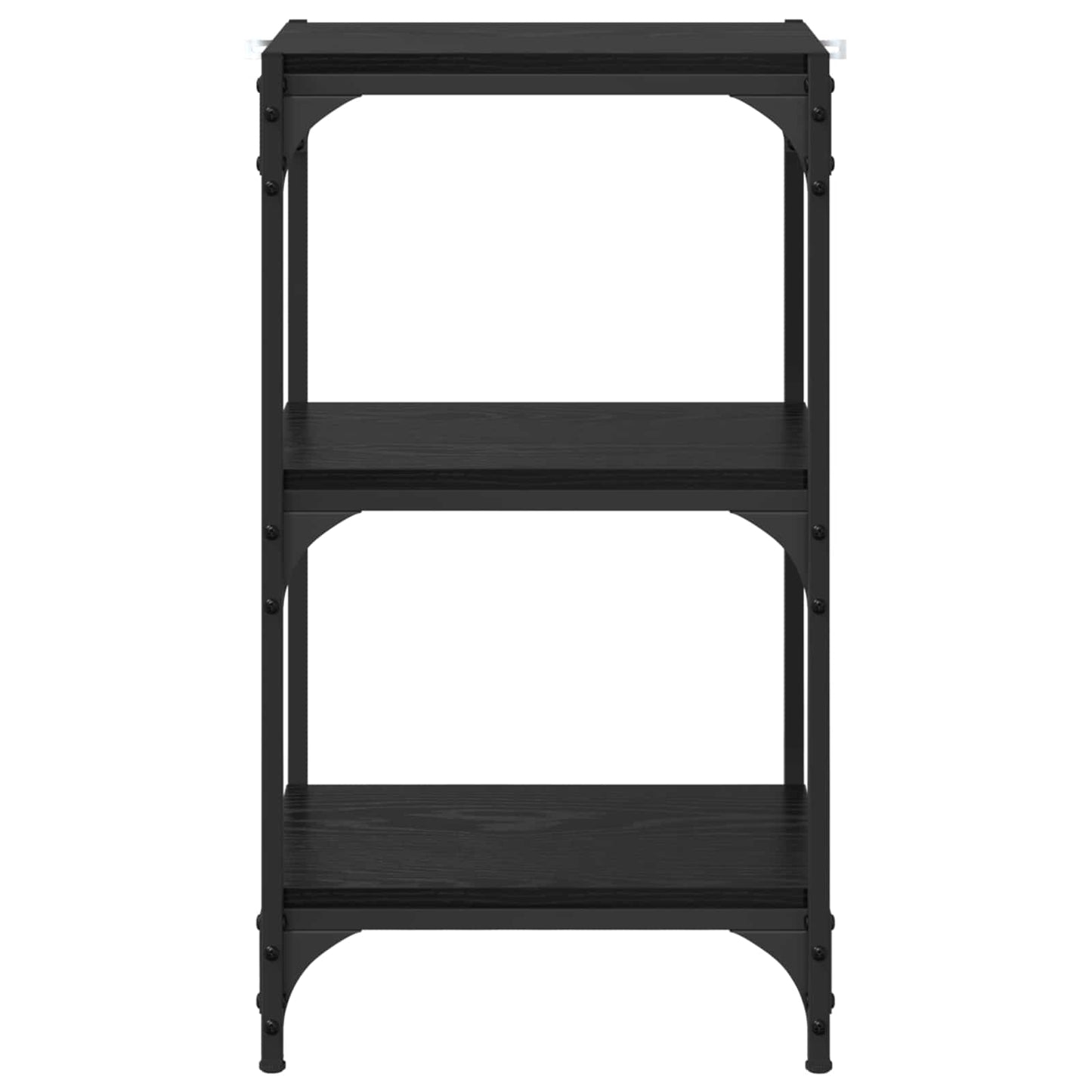 Bogskab Sort eg 40 x 33 x 70,5 cm Ingeniørt træ og jern