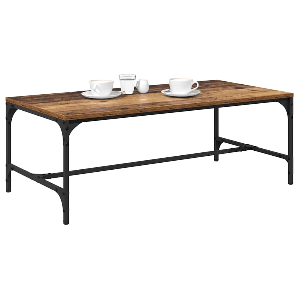 Sofabord Gammelt træ 100 x 50 x 35 cm Konstrueret træ