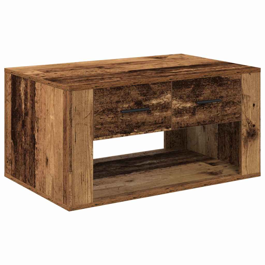 Sofabord Gammelt træ 80 x 50 x 40 cm Konstrueret træ