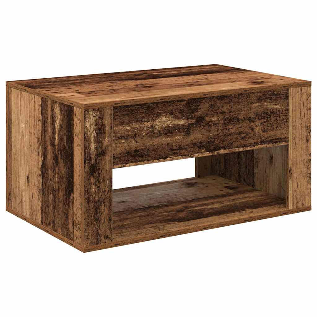 Sofabord Gammelt træ 80 x 50 x 40 cm Konstrueret træ