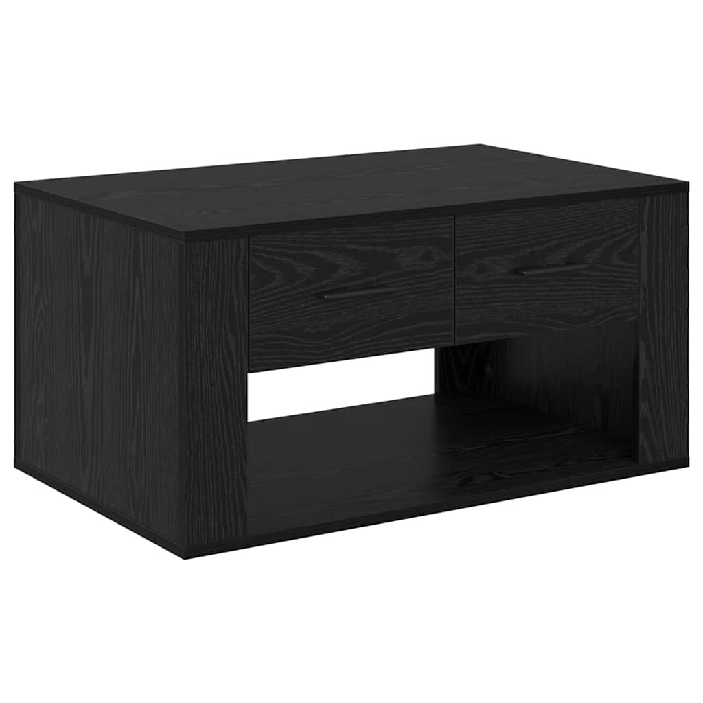 Sofabord Sort eg 80 x 50 x 40 cm Konstrueret træ